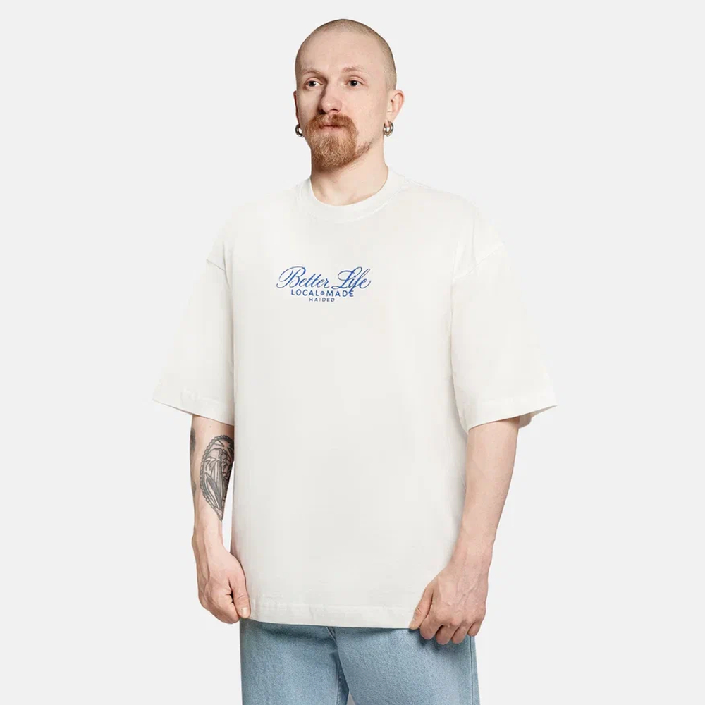 Футболка Haided MAL DE MER RLXD HW TEE ecru