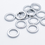 Коннектор Круг, цвет серебро, размер 8 мм, толщина 1 мм, цена за 1 шт
