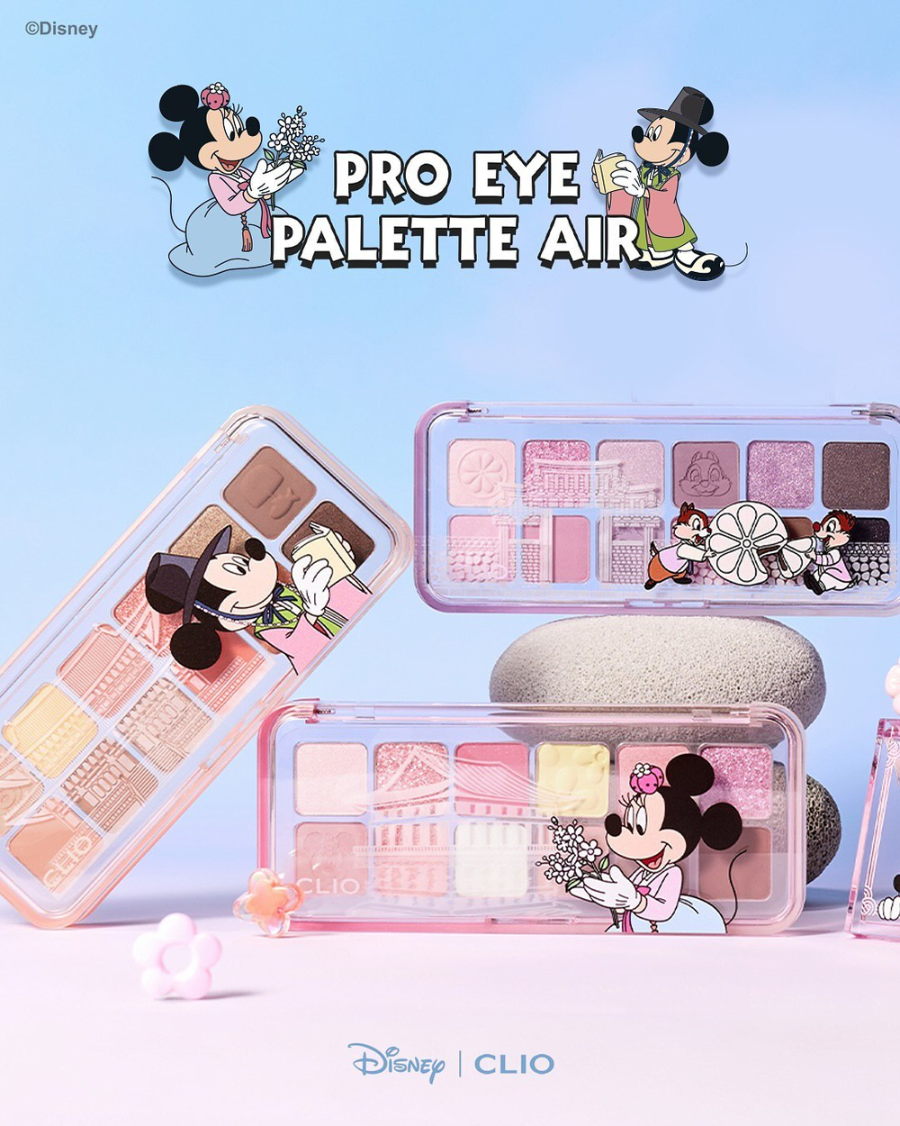 CLIO PRO EYE PALETTE AIR (MICKY &AMP; FRIENDS) - Палетка теней для век