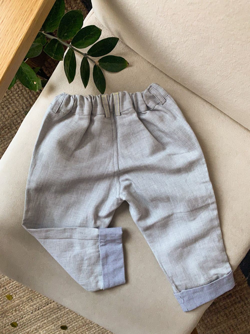 Новые брюки холщевые Choupette, 80