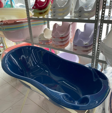 Ванна детская 102 см со сливом "Метео" синий