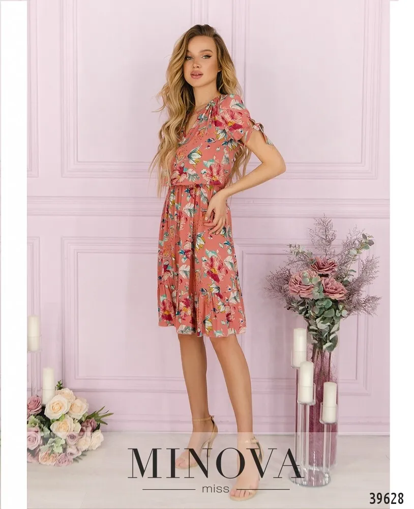 Платье 2004-пудровый Minova