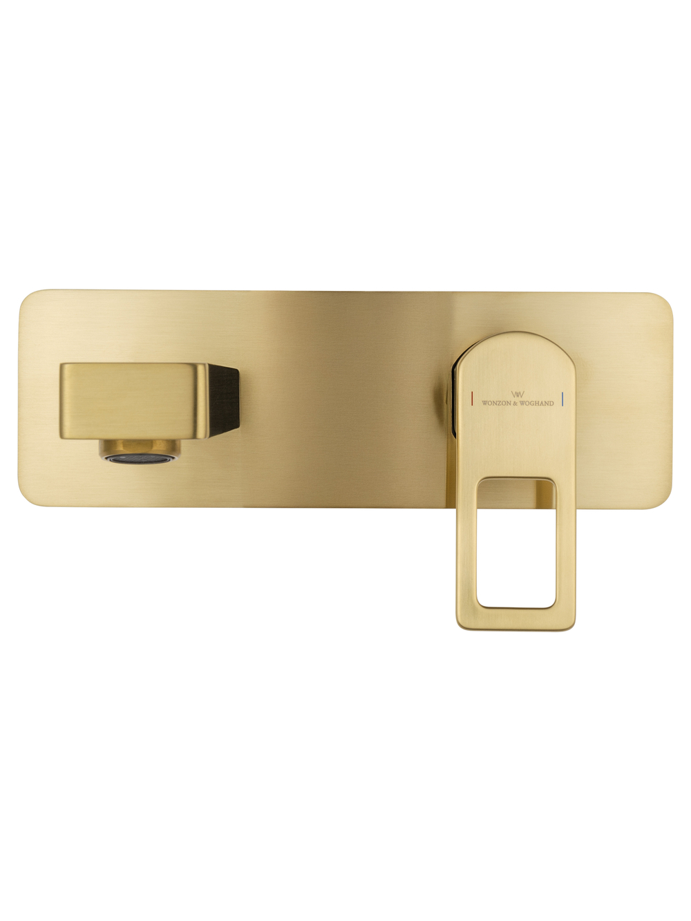 Смеситель для раковины встраиваемый WONZON & WOGHAND FRAME, Брашированное золото (WW-88869010-BG)