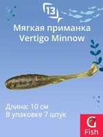 Мягкая приманка 13 FISHING Vertigo Minnow Dropshot 4"/ MO (7шт./уп.)