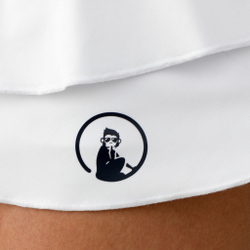 Женская теннисная юбка Quiet Please Rainbow Layering Skirt Women - White, Multicoloured