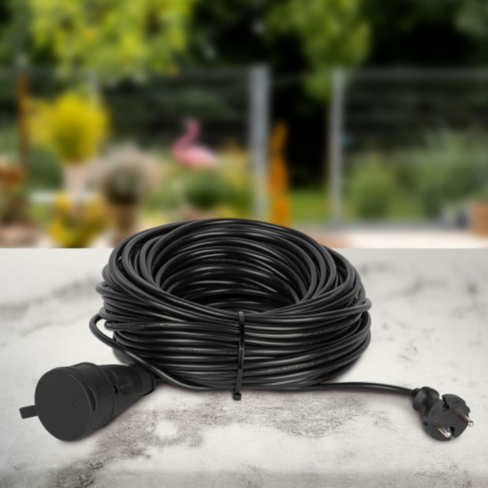 Удлинитель силовой ЭРА GREEN LINE BUH-6-30m Greenline в бухте 1 розетка без заземления 30м ПВС 2x0.75мм2 | Силовые удлинители