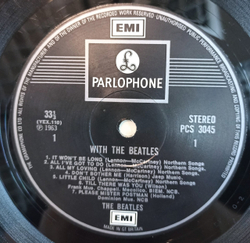 The Beatles With The Beatles (UK 1972)