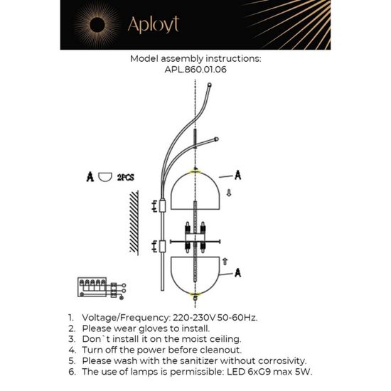 Светильник настенный (Бра) APL.860.01.06