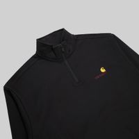  Толстовка мужская Carhartt WIP American Script Half Zip артикул:I027014_black - купить в магазине Дайс