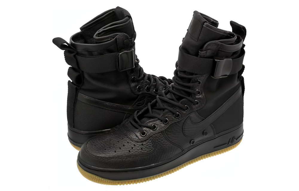 Кроссовки Nike Air Force 1 Black Gum (2017 No Bag)