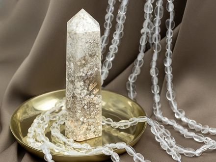 "Сакура" агат. Кристалл 103мм