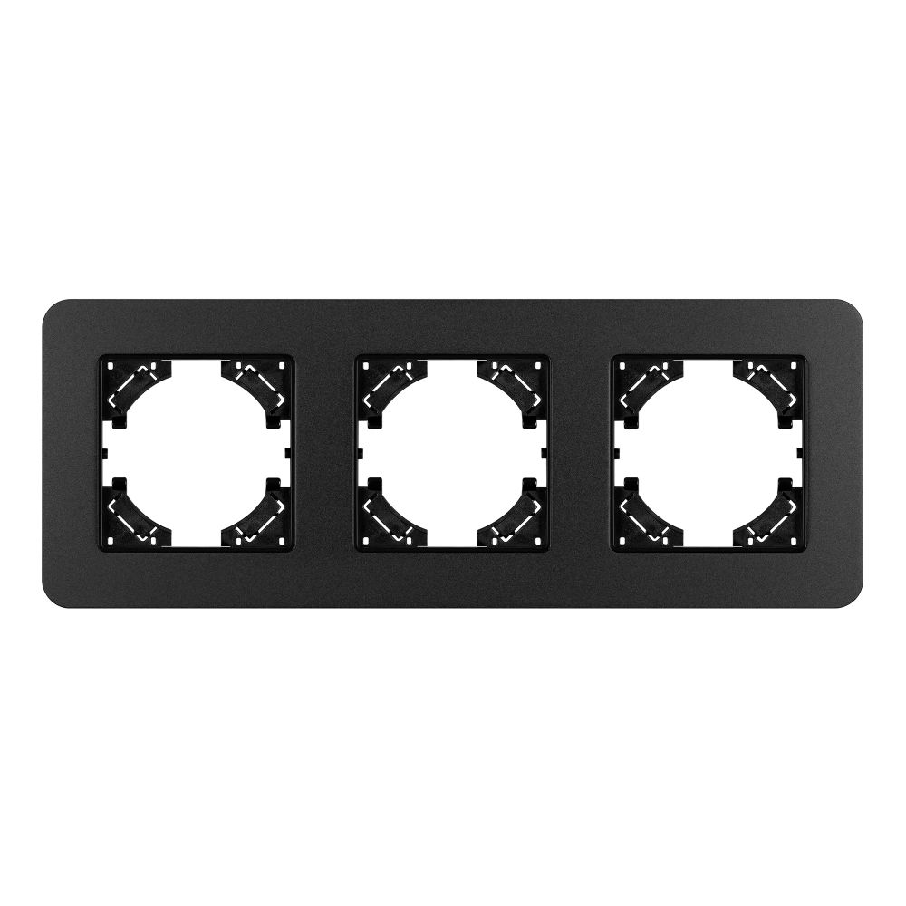 Рамка алюминиевая FRM-AKIRY-SFAL-3-BK (Arlight, -) 049741