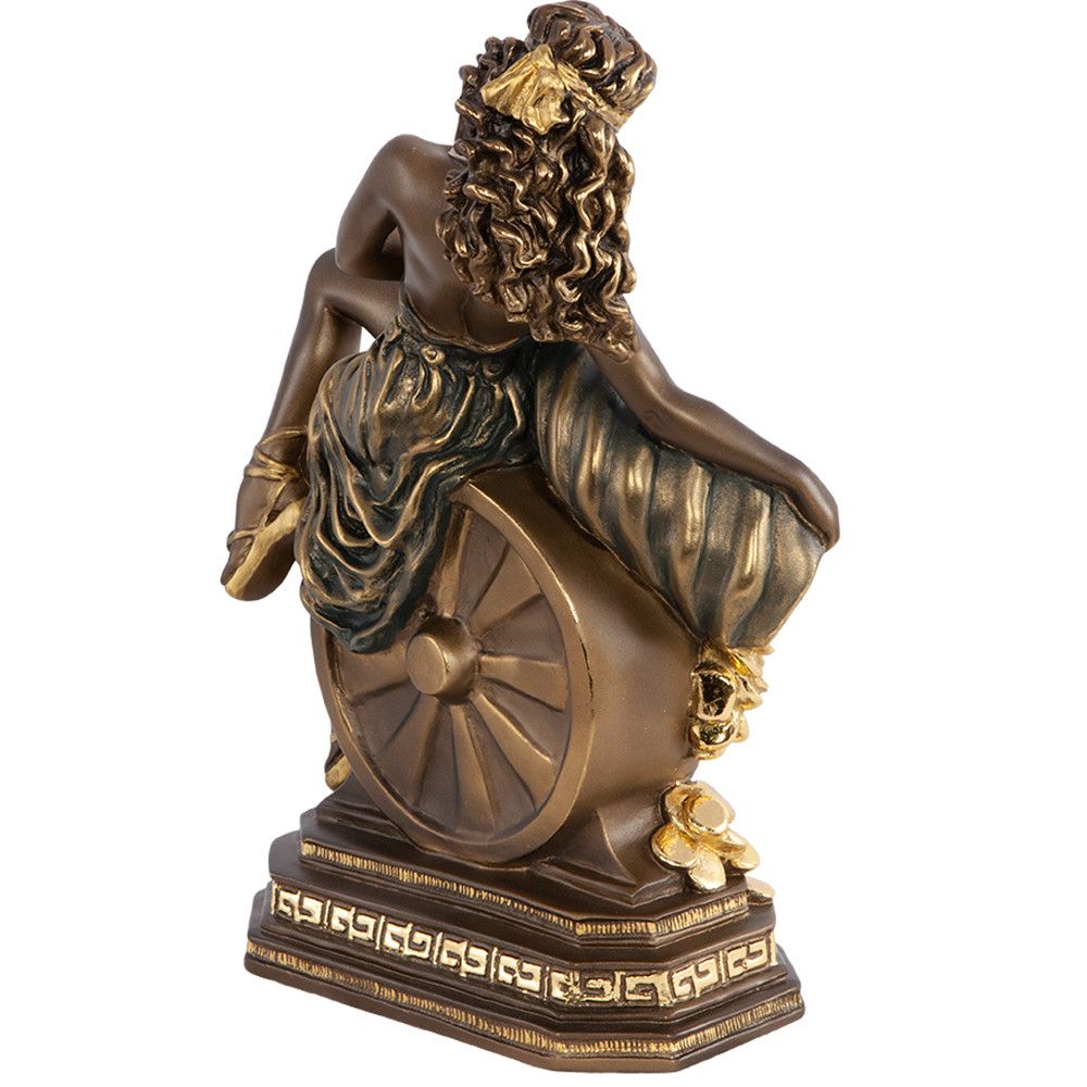 Часы настольные Колесо Фортуны Бронза