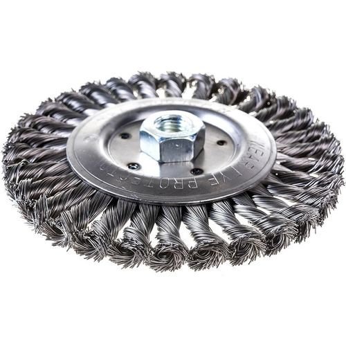 Кордщетка радиальная 150 мм М14 для МШУ витая ПРАКТИКА серия Профи