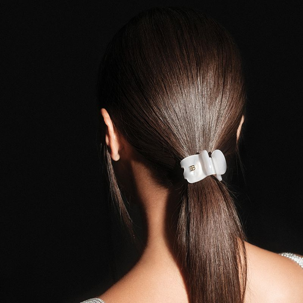 Balmain Hair Couture Заколка-краб XS Перламутр Limited Edition Pince à Cheveux Extra Small Pearl