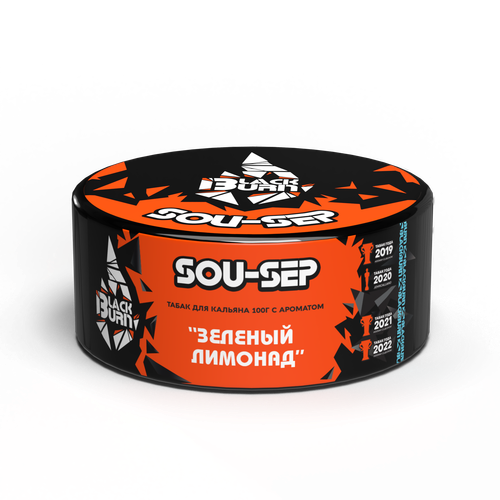 М. Табак для кальяна BlackBurn SouSep (Сметанное Яблоко с Тархуном) 100 гр.