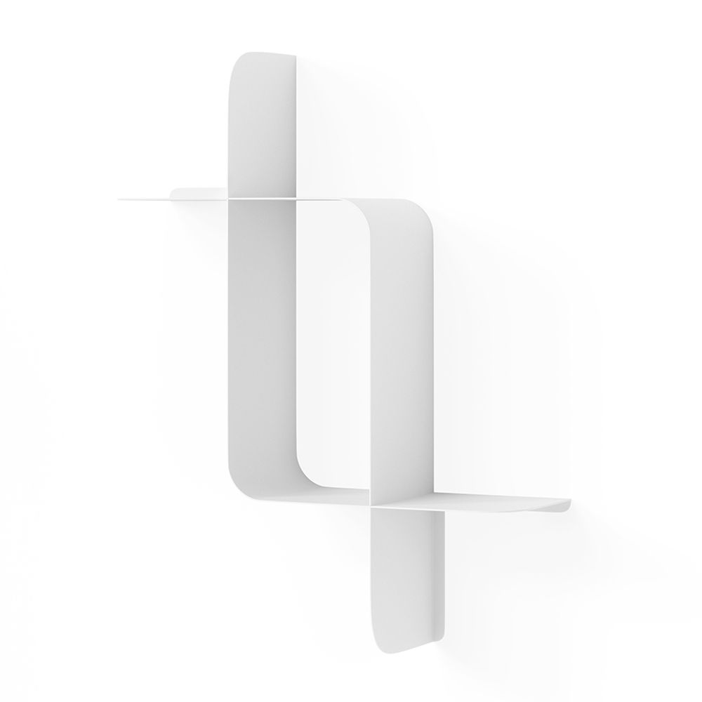 Набор металлических настенных полок Montage, 2 шт., белый