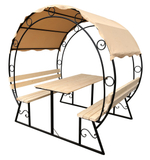 Каркас беседки Подкова арт.MG479 (без СПК) + доски+крепеж
