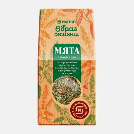 Добавка в чай Магнит Образ жизни Мята 75г