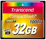 Карта памяти CompactFlash 32GB Transcend TS32GCF1000