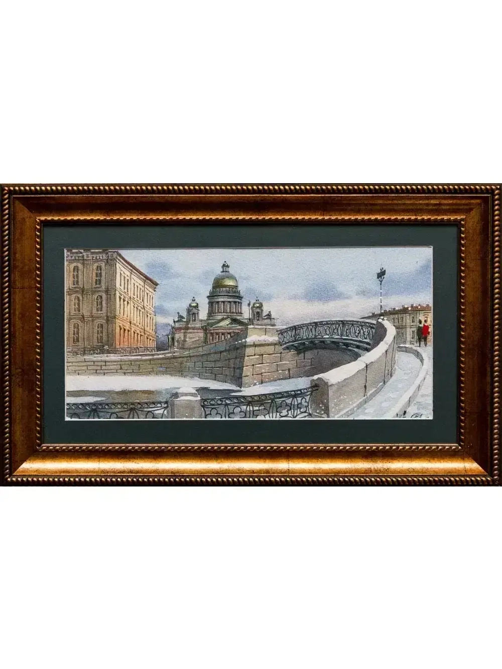 Картина акварель Исаакиевский Слепков