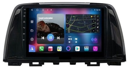 Магнитола для Mazda 6 2012-2014 - FarCar 3012M QLED, Android 12, 8-ядер, CarPlay, 4G SIM-слот