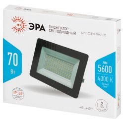 Прожектор светодиодный уличный ЭРА LPR-023-0-40K-070 70Вт 4000K IP65 гарантия 2 года