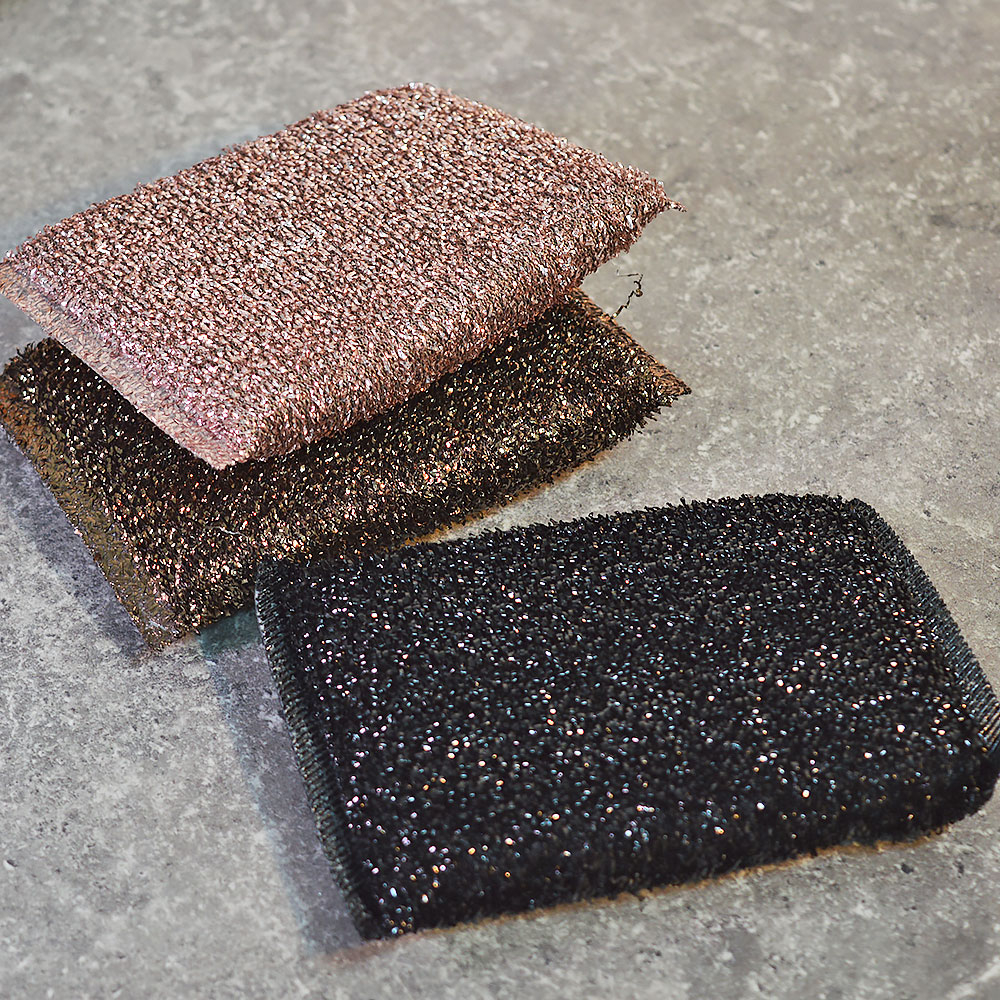 Губка для эмали и тефлона 110*80*15мм 3шт