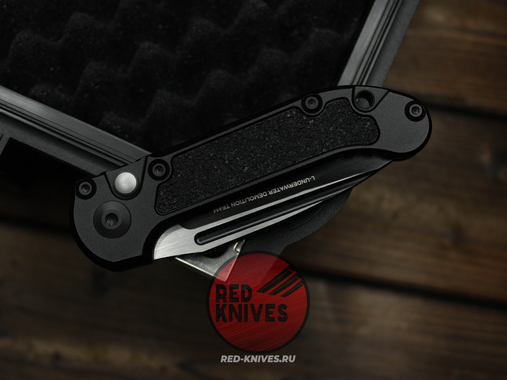 Нож Microtech GRN LUDT Gen III Standard S/E Black - клинок черный, черная рукоять