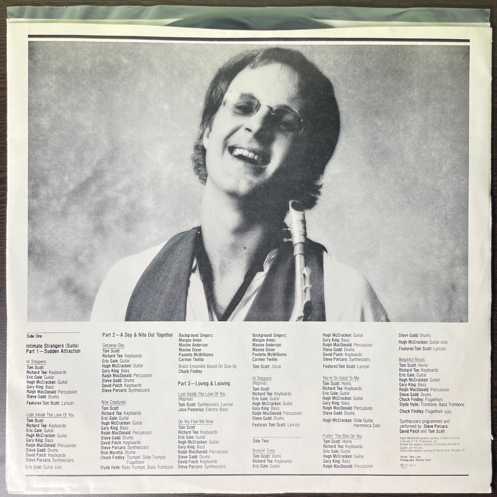 Tom Scott ‎– Intimate Strangers (США 1978г.)