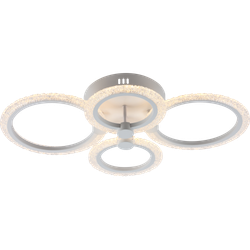 Светильник потолочный светодиодный Rivoli Blanca 6094-105 72 Вт 3000К-6000К LED с пультом модерн уценка | Rivoli