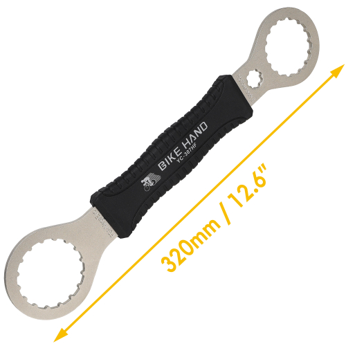 Съемник каретки 6-230063 YC-307HF для снятия/установки каретки, 2 в 1 Hollowtech II и FSA Mega Evo, сталь BIKEHAND