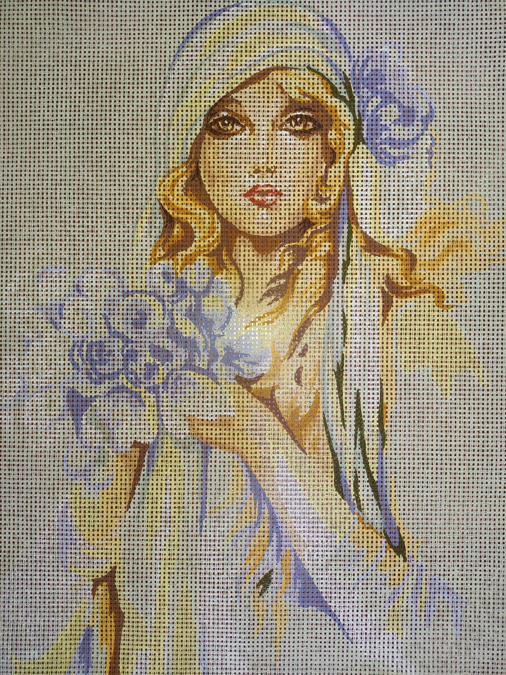 Дама в голубом