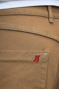 Джинсы WIDE HOOK бежевый