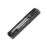 Готовальня Alingar, 3 предмета, металлический циркуль 105 мм, линейка, грифель, пластиковый футляр