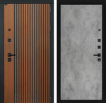 Дверь входная Лабиринт STORM 24 Бетон светлый металлическая