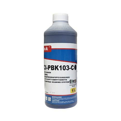 Чернила MyInk CI-PBK103-C для CANON imagePROGRAF iPF5000/iPF9000/iPF8400/iPF9400 (1л, Dye) black
