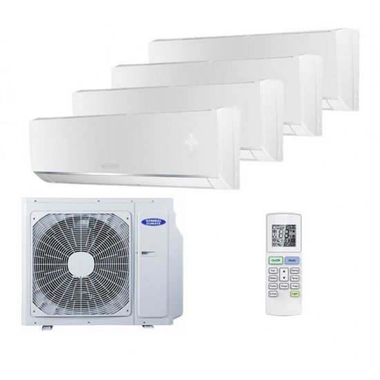Мульти сплит-система General Climate на 4 комнаты (20+20+20+20 кв.м.) серия Marsa