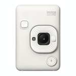 Гибридный фотоаппарат моментальной печати FUJIFILM instax mini LiPlay, Туманный белый
