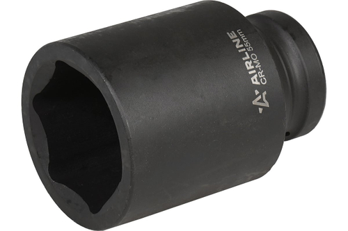 Головка ударная торцевая 1"DR шестигранная 55 мм L=110 мм ATAS129 AIRLINE