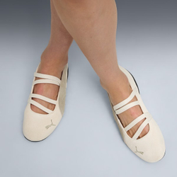 PUMA Женские кроссовки-балетки Speedcat Suede, кремовый