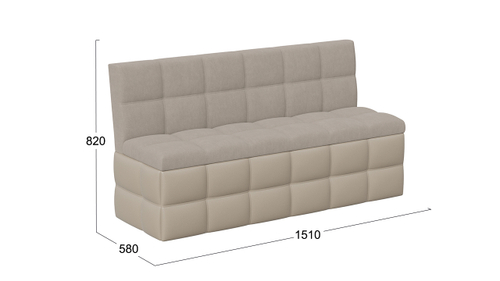 Скамья прямая «Домино» Исп. 2