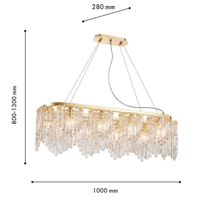 Подвесная люстра Favourite Diadem 4724-10P