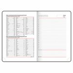 Ежедневник недатированный А5 (138х213 мм), BRAUBERG VISTA, под кожу, гибкий, 136 л., "Jazz", 112044