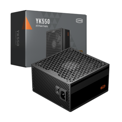 Блок питания PCCooler  550W, YK550, Non Modular, 80+ BRONZE, ≥86.5%, Fan 135mm, Черный, P5-YK550-B1F