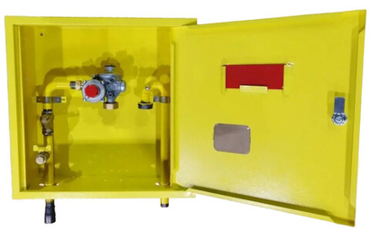 Шкафной газораспределительный пункт ГРПШ-ОХТА-RF-25-1-НН-С4-Ф-П1 исп.25/1