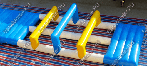 Модуль водного парка «Бревно с препятствием», 11×2×2 м