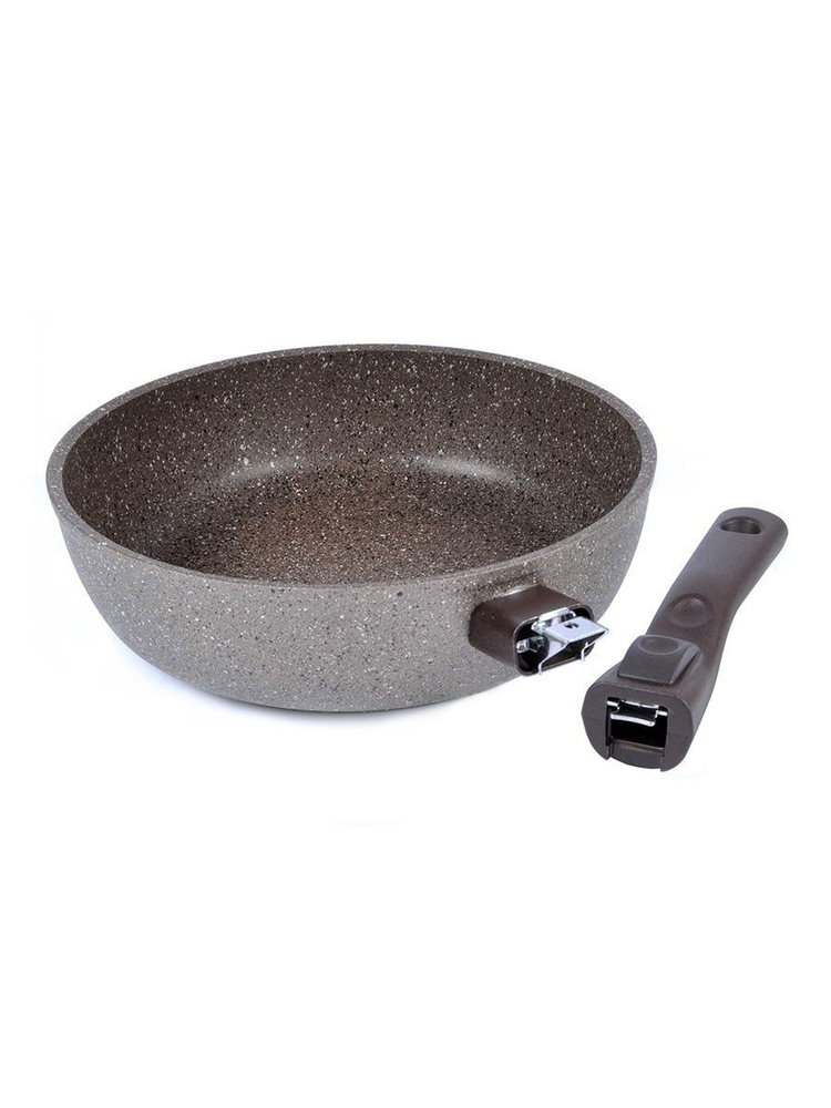 Сотейник TimA Art granit induction AТI-2026, 26 см, съемная ручка