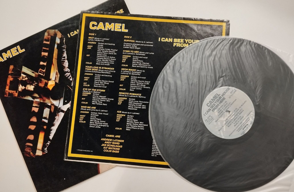 Винтажная виниловая пластинка LP Camel I Can See Your House From Here (USA 1979)
