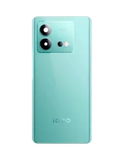 Задняя крышка для  Iqoo Neo 8 зеленая (Green) со стеклом камеры